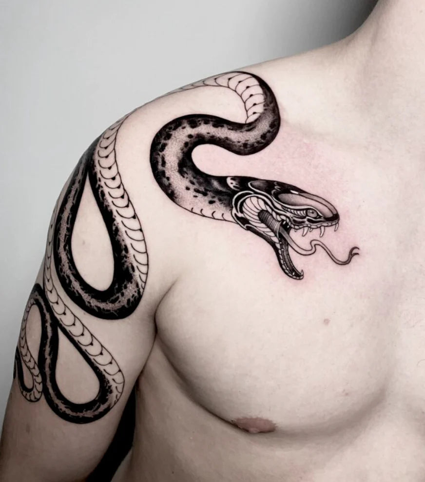 Snake Tattoos: What Do They Really Mean? - Sorry Mom