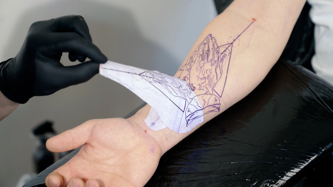 Professional Tattoo Stencil Application in 5 Easy Steps - Sorry Mom